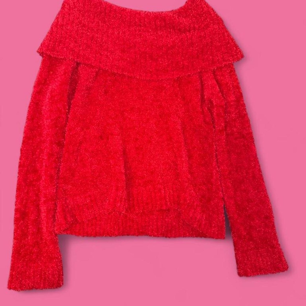 Cato Woman Eyelash Knit Off-the-Shoulder Sweater Women's 18/20
